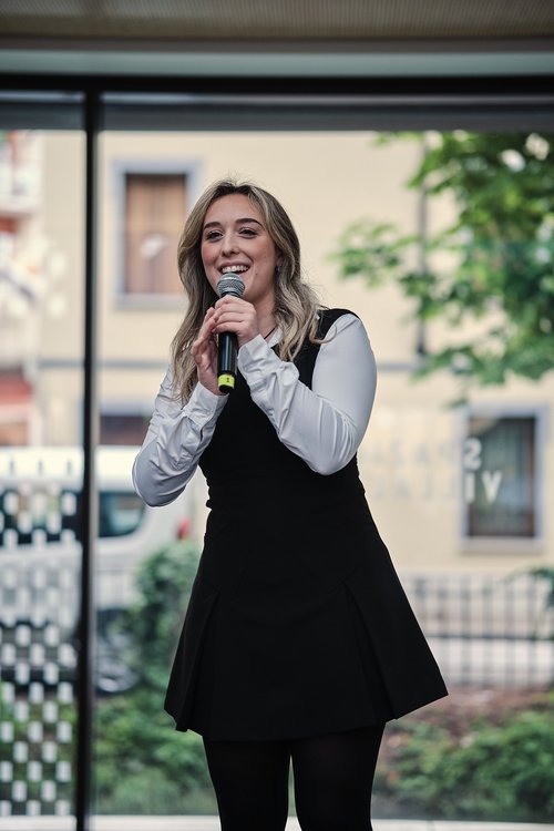 La dott.ssa Malnati il giorno della premiazione